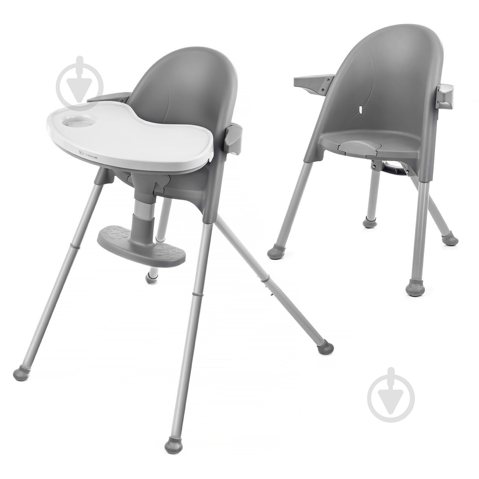 Стільчик для годування Kinderkraft Pini Gray (KKKPINIGRY0000) - фото 1 Стільчик для годування Kinderkraft Pini Gray (KKKPINIGRY0000) - фото 1