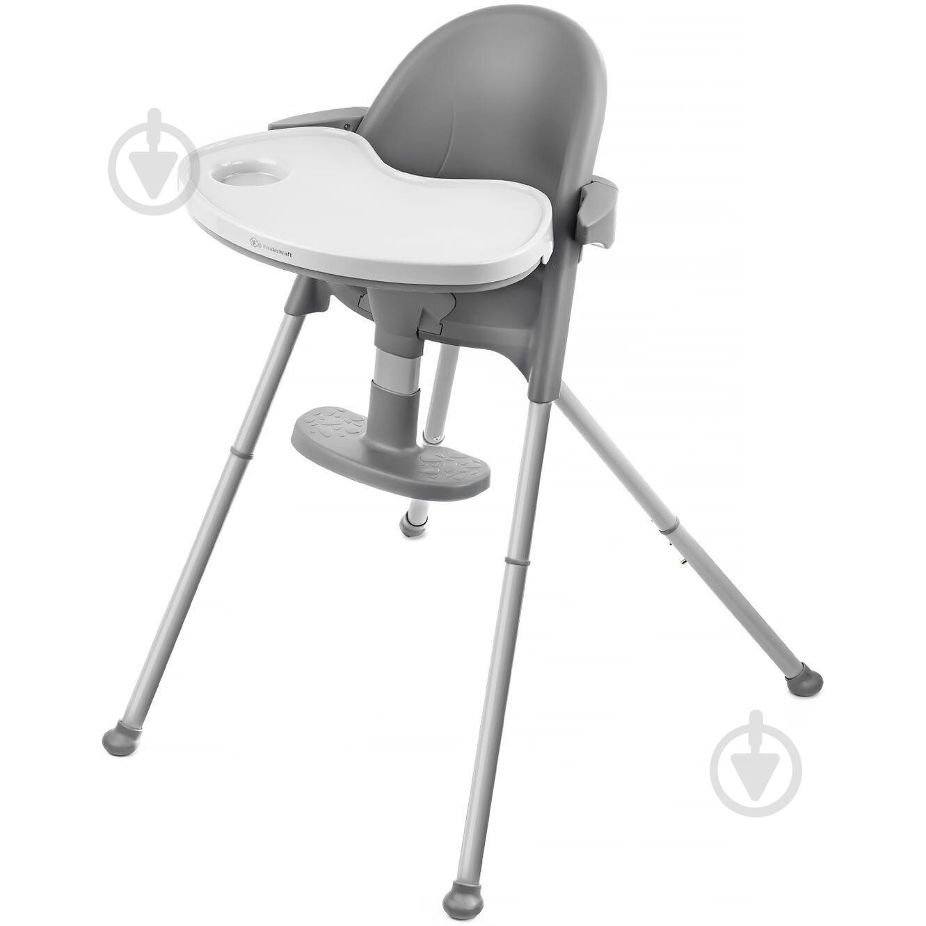 Стільчик для годування Kinderkraft Pini Gray (KKKPINIGRY0000) - фото 3 Стільчик для годування Kinderkraft Pini Gray (KKKPINIGRY0000) - фото 3
