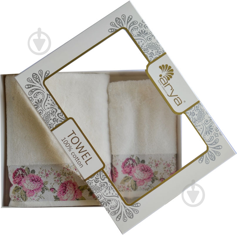 Набор полотенец Desima кремовый Arya - фото 5 Набор полотенец Desima кремовый Arya - фото 5