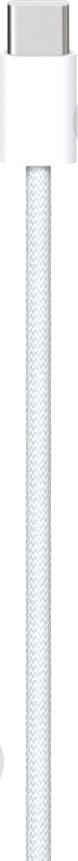 Кабель Apple USB-C Woven Charge Cable 1 м white (MQKJ3ZM/A) - фото 1