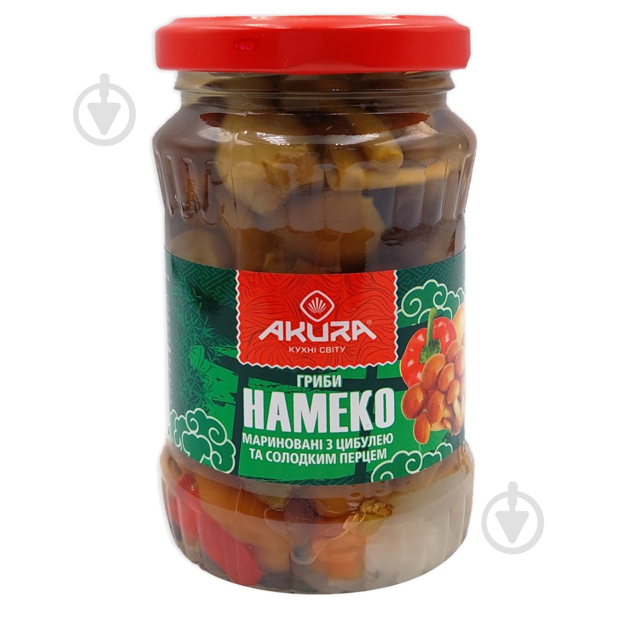 Грибы маринованные Akura Намеко 180 г - фото 1