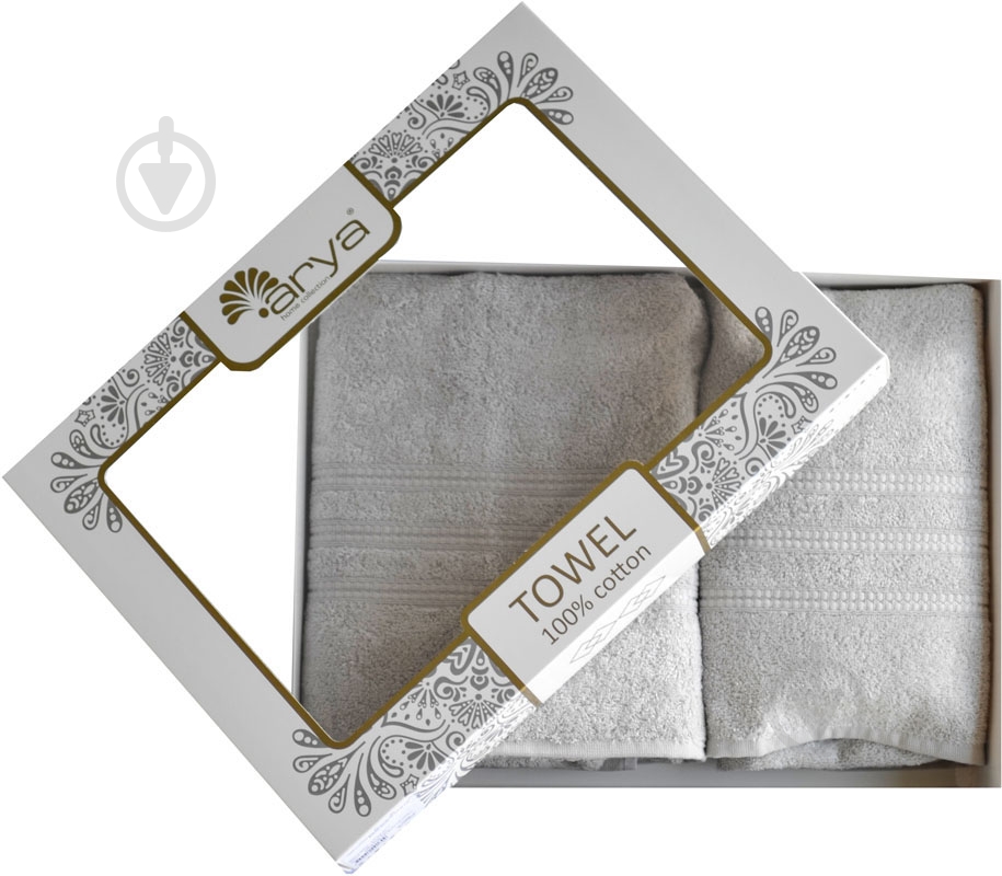 Набор полотенец Alice серый Arya - фото 3