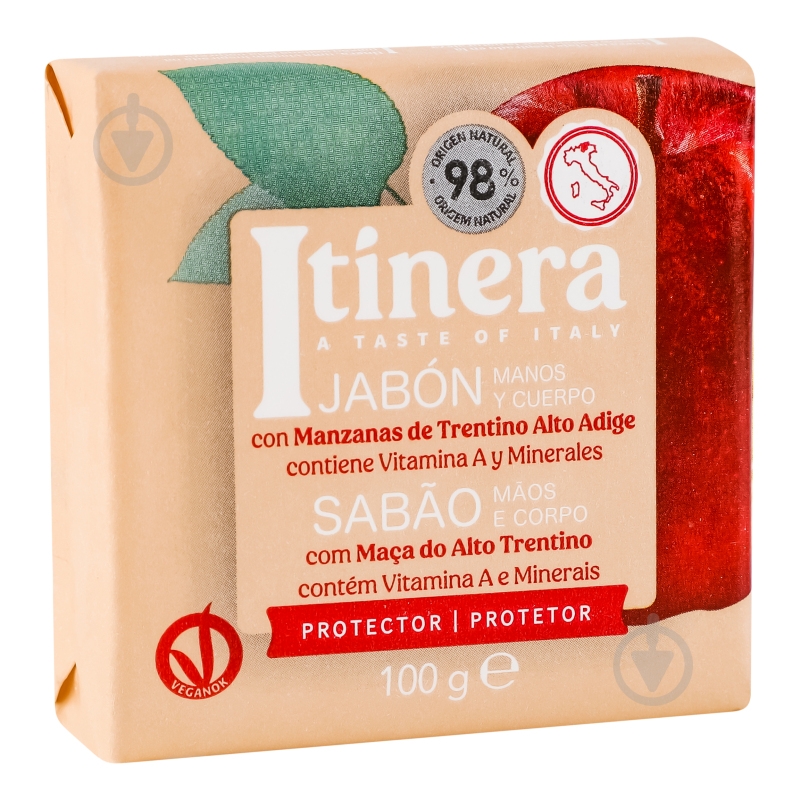 Мыло органическое Itinera Яблоко 100 г - фото 2