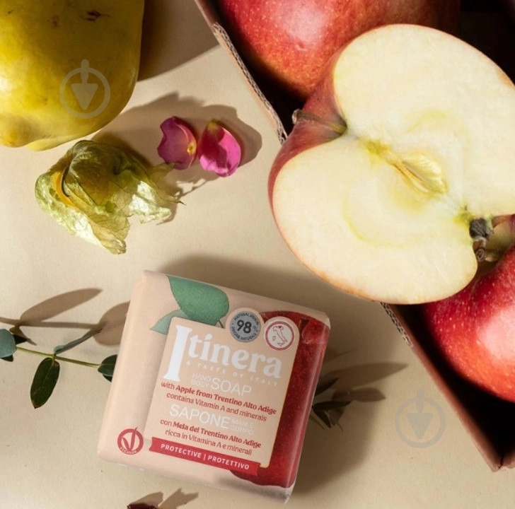 Мыло органическое Itinera Яблоко 100 г - фото 4