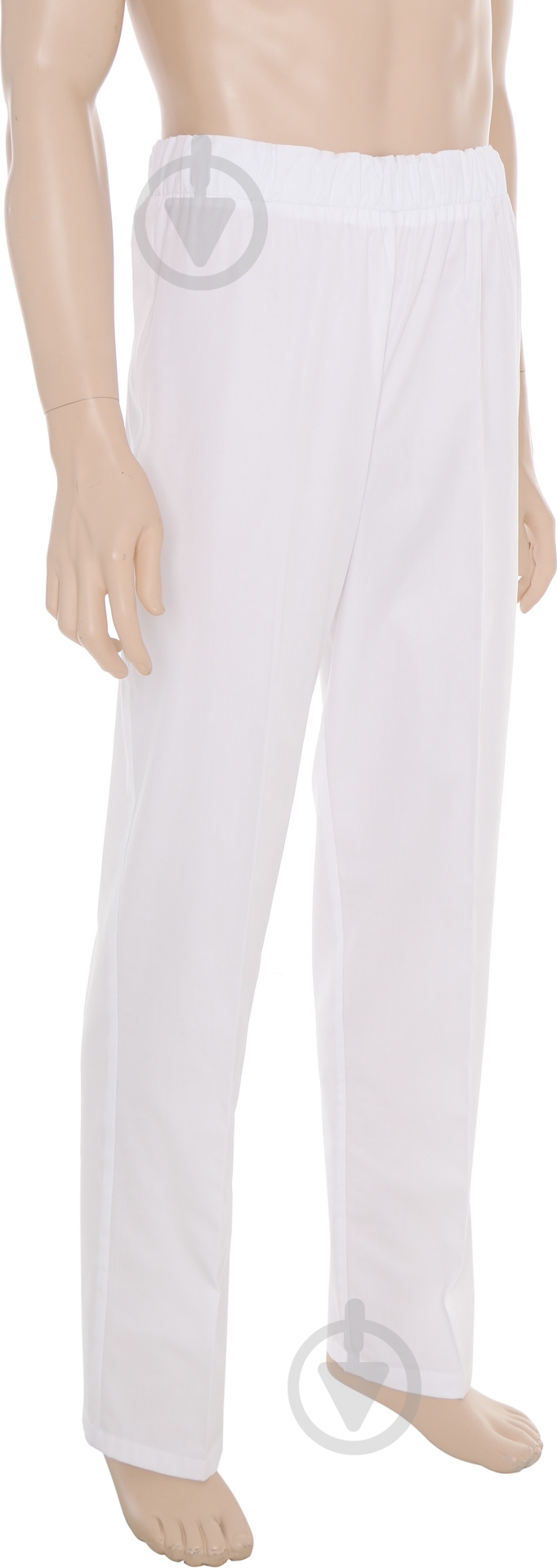 Штаны для повара р. M белый - фото 2