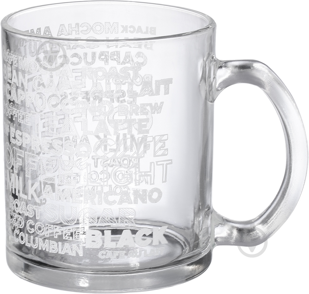 Чашка Danore Роспись кофе белый 340 мл - фото 1