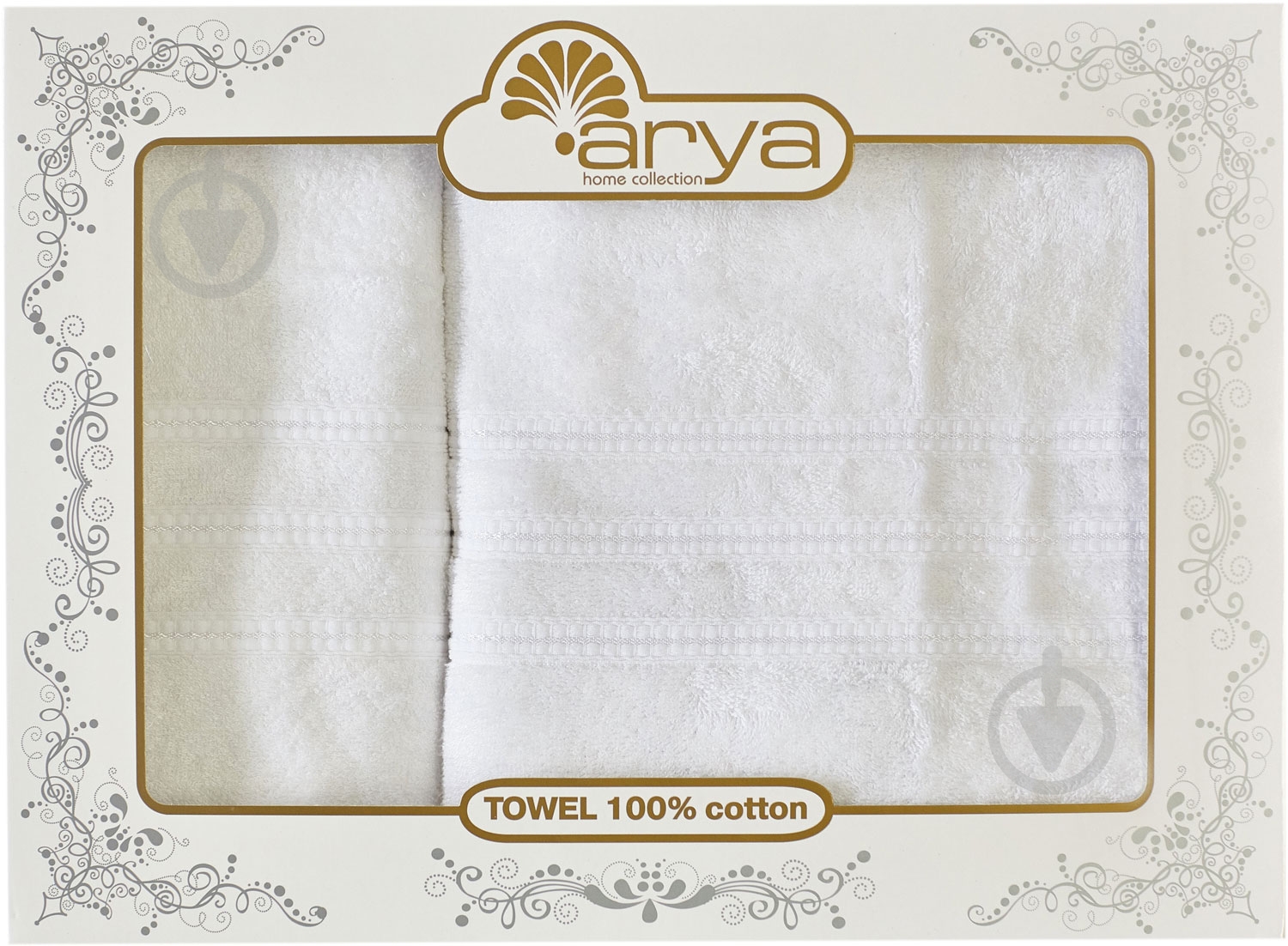 Набор полотенец Alice белый Arya - фото 5