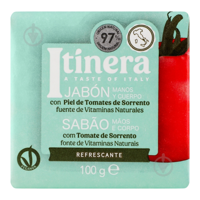 Мыло органическое Itinera Томат 100 г - фото 1 Мыло органическое Itinera Томат 100 г - фото 1