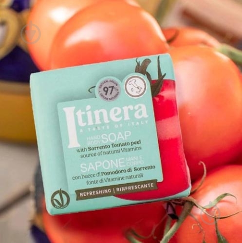 Мыло органическое Itinera Томат 100 г - фото 4 Мыло органическое Itinera Томат 100 г - фото 4