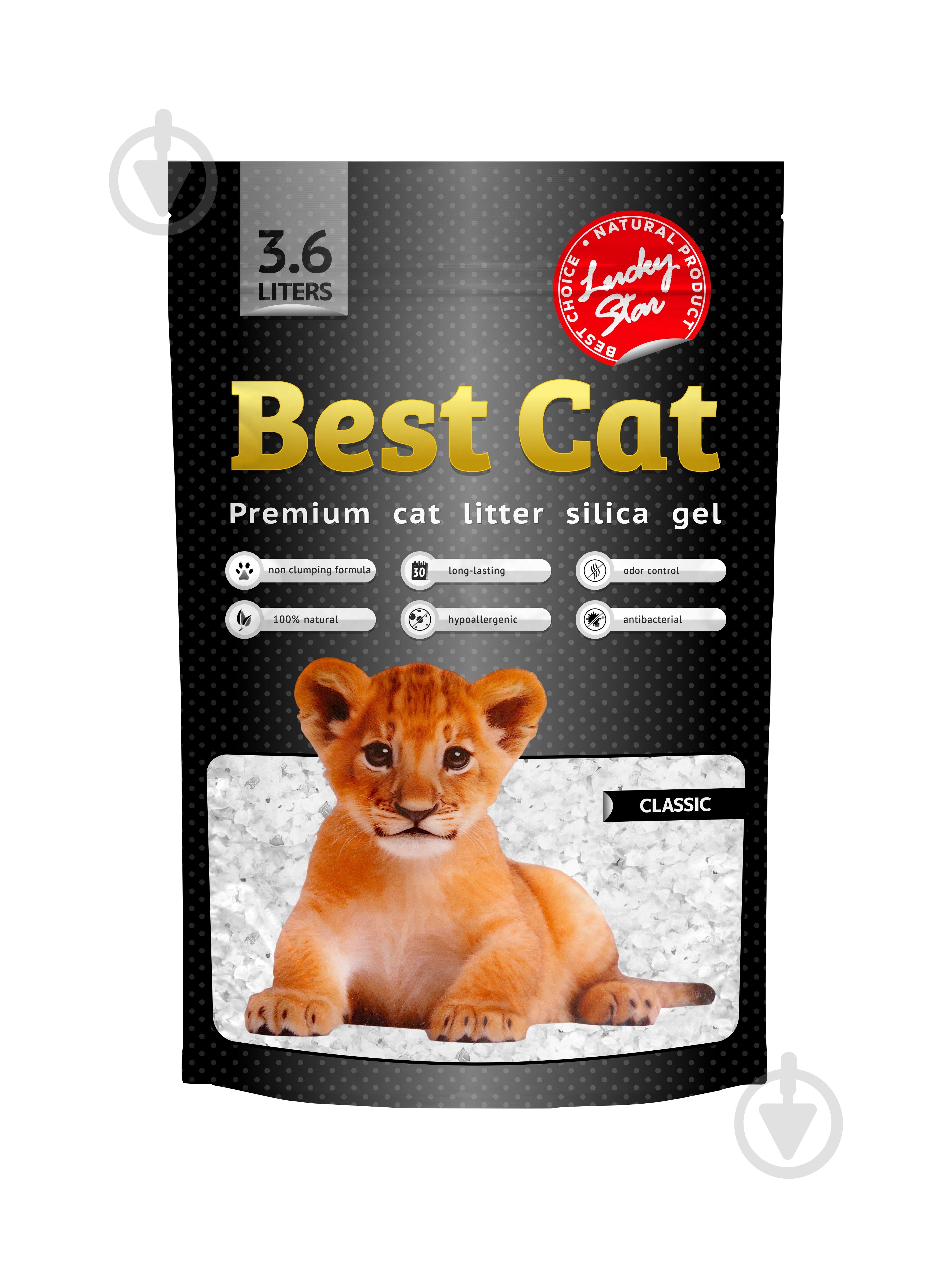 Наповнювач для котячого туалету Best Cat White 3,6 л - фото 1