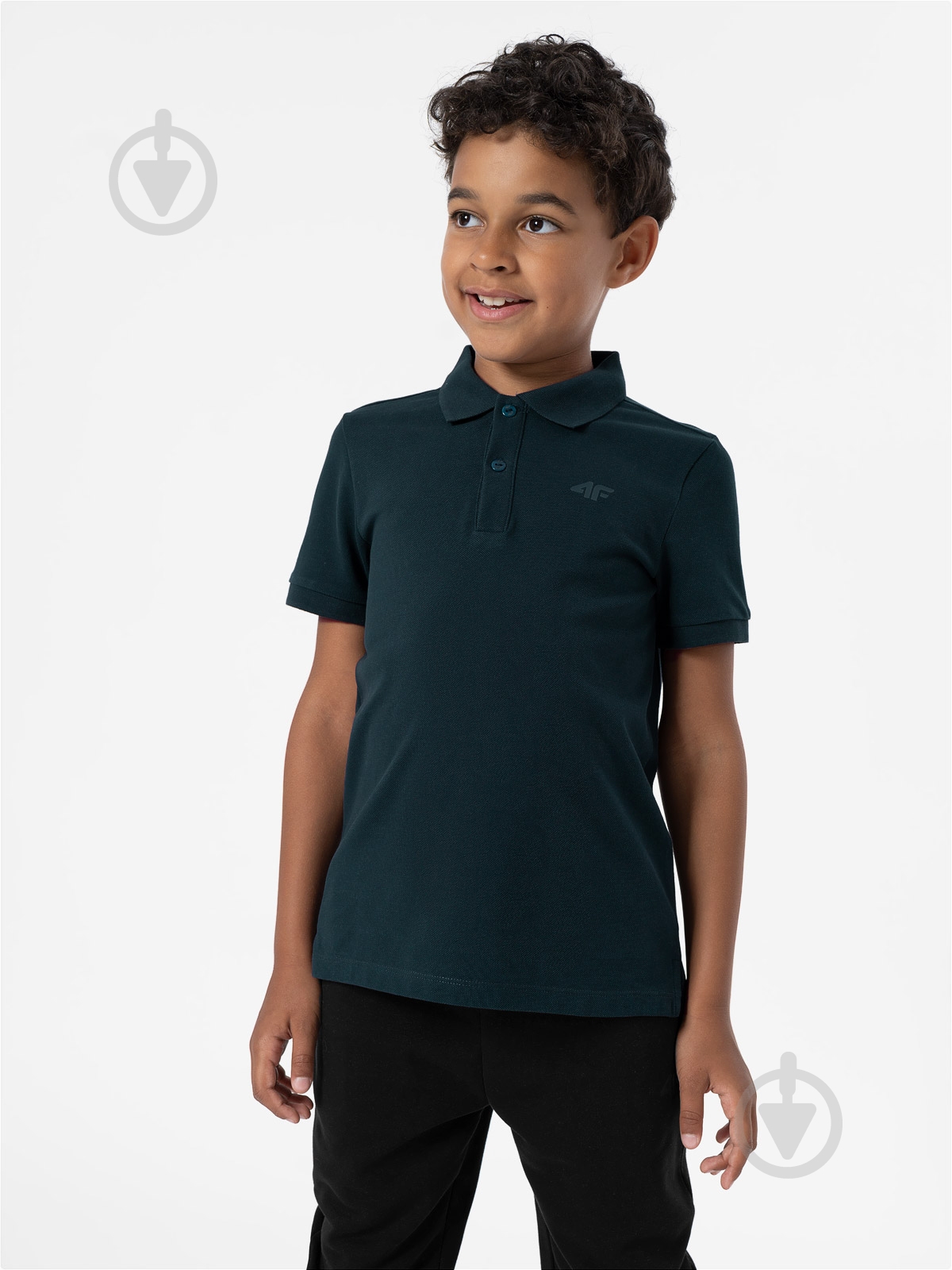 Поло 4F TSHIRT M295 SS23 4FJSS23TTSHM295-31S синій - фото 1