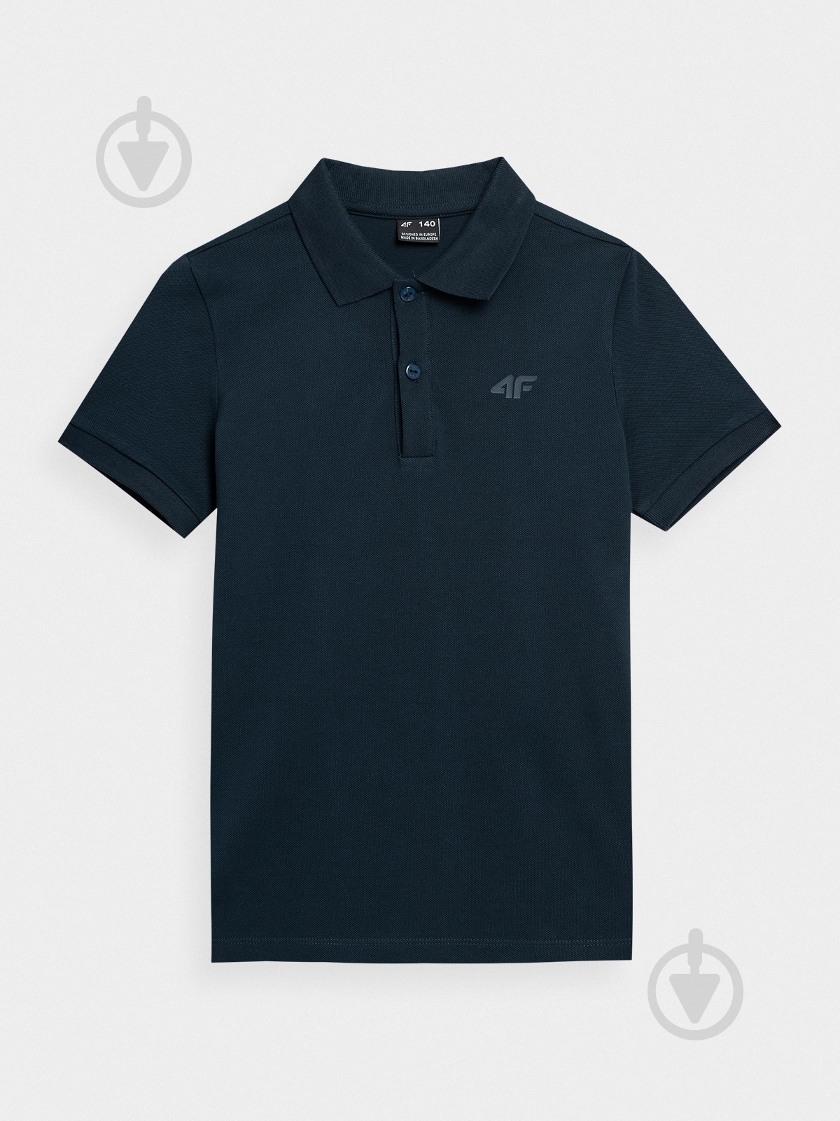 Поло 4F TSHIRT M295 SS23 4FJSS23TTSHM295-31S синій - фото 3