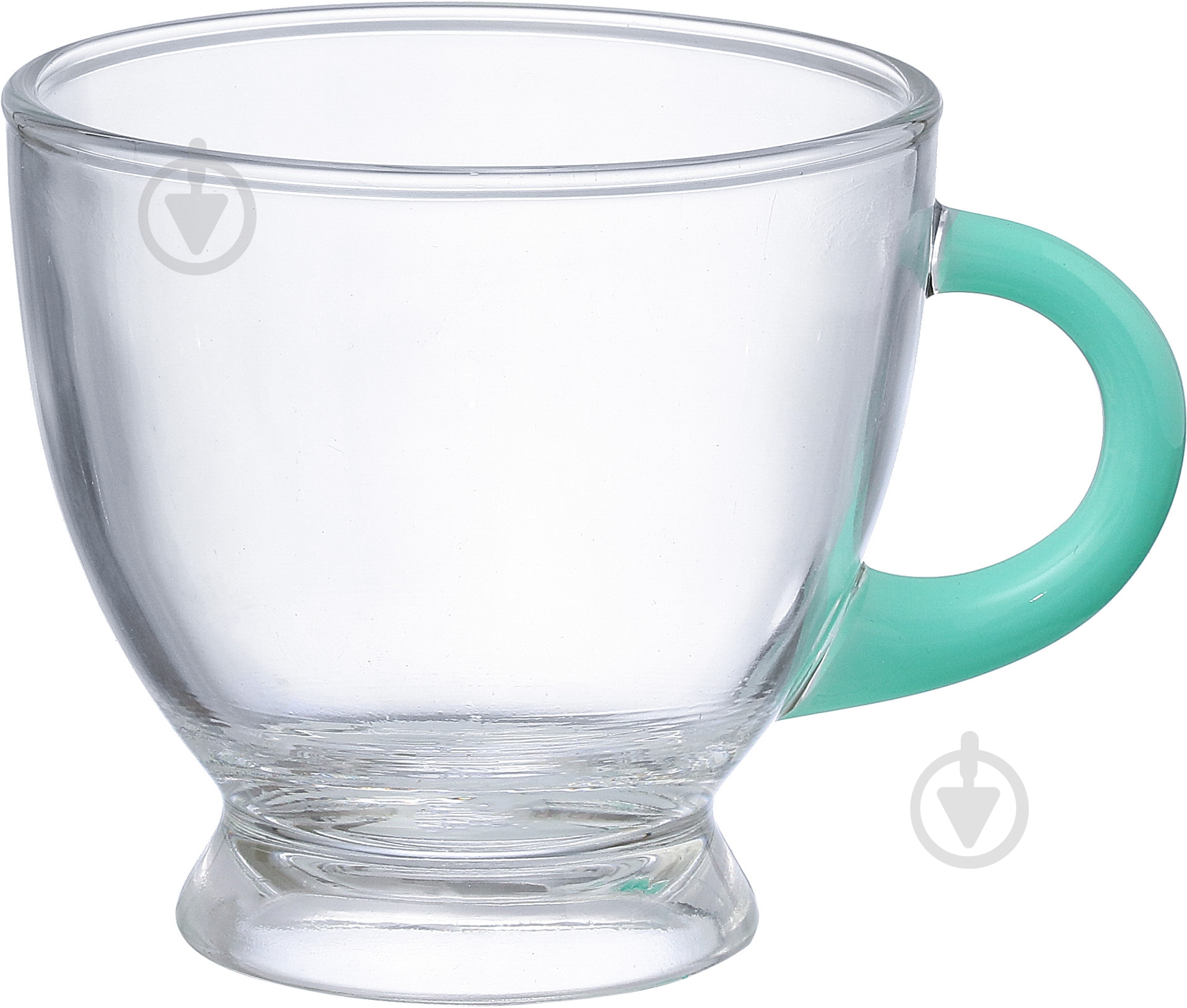 Чашка Glasmark 230 мл с голубым блюдцем - фото 2 Чашка Glasmark 230 мл с голубым блюдцем - фото 2