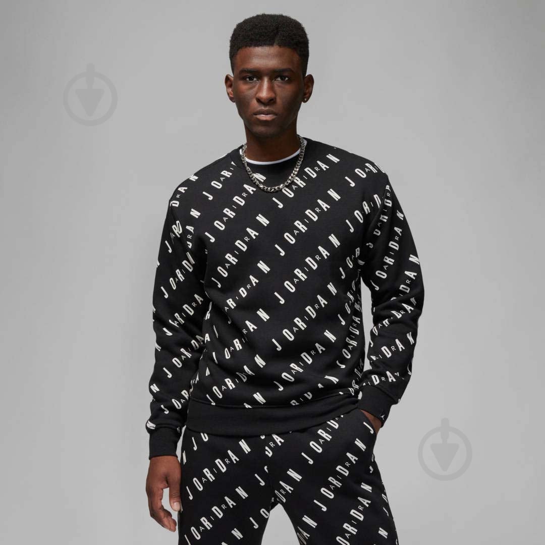 Світшот Nike DX9173-010 р. XL чорний - фото 1