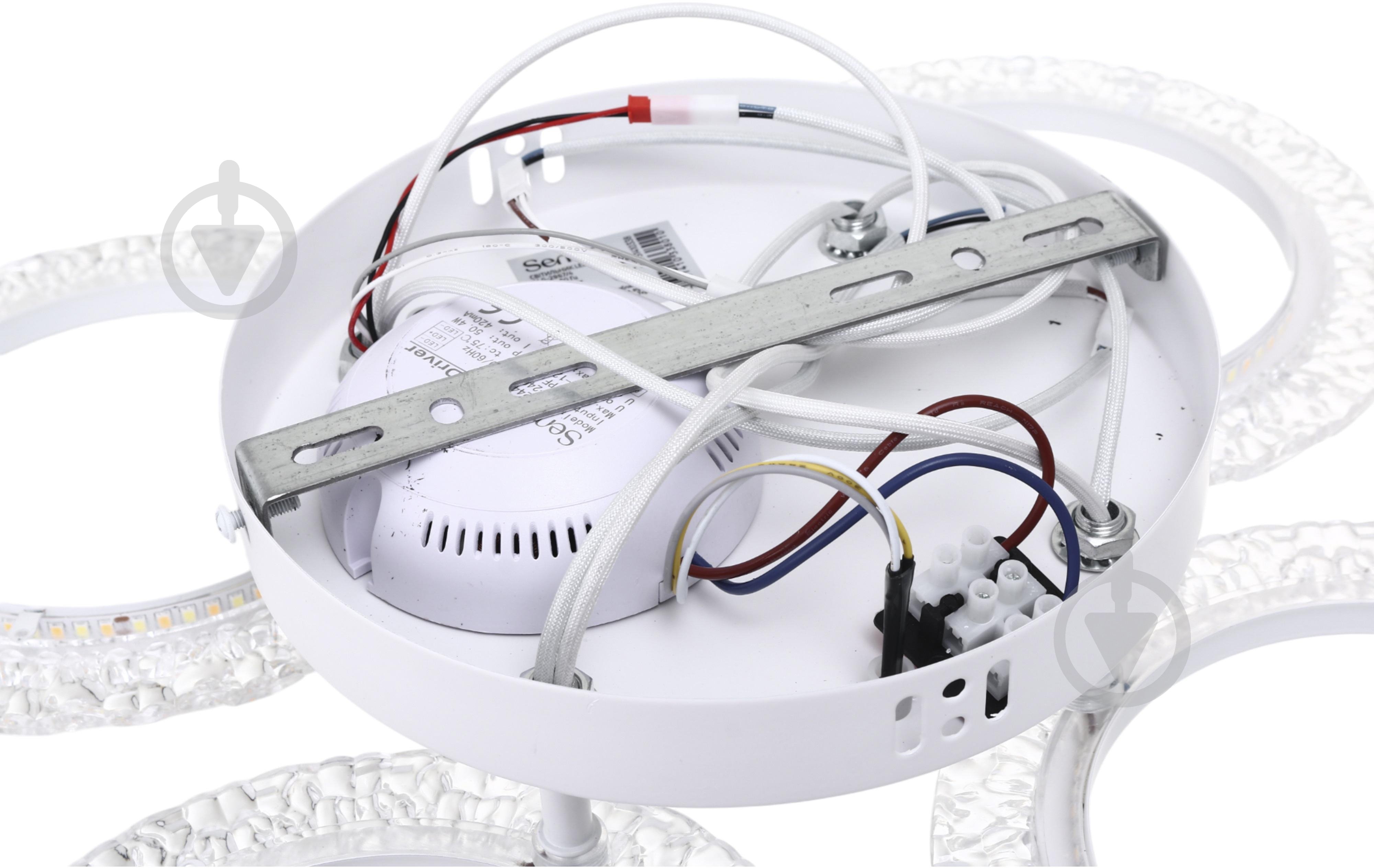 Люстра стельова Sensio Led Selena 36 Вт білий ALG-2967/4 - фото 5