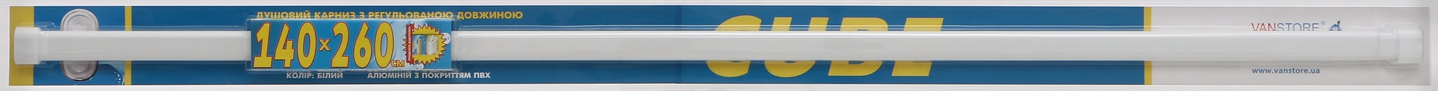 Карниз для ванной VanStore Cube 67112 - фото 1