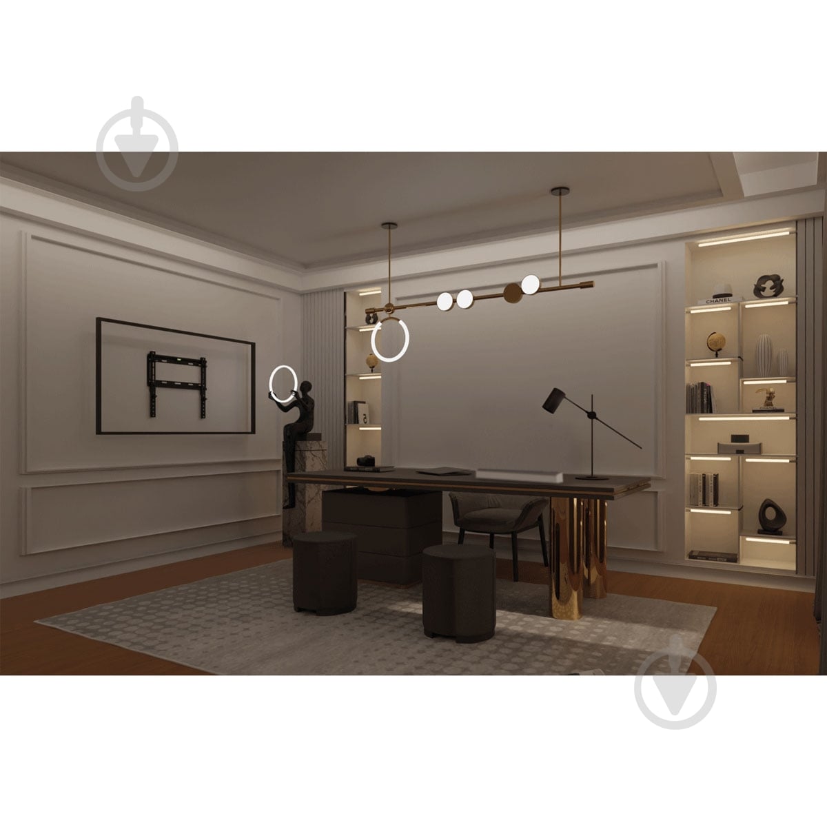 Крепление для телевизора Valore TW-46 фиксированные 42"-90" черный - фото 12