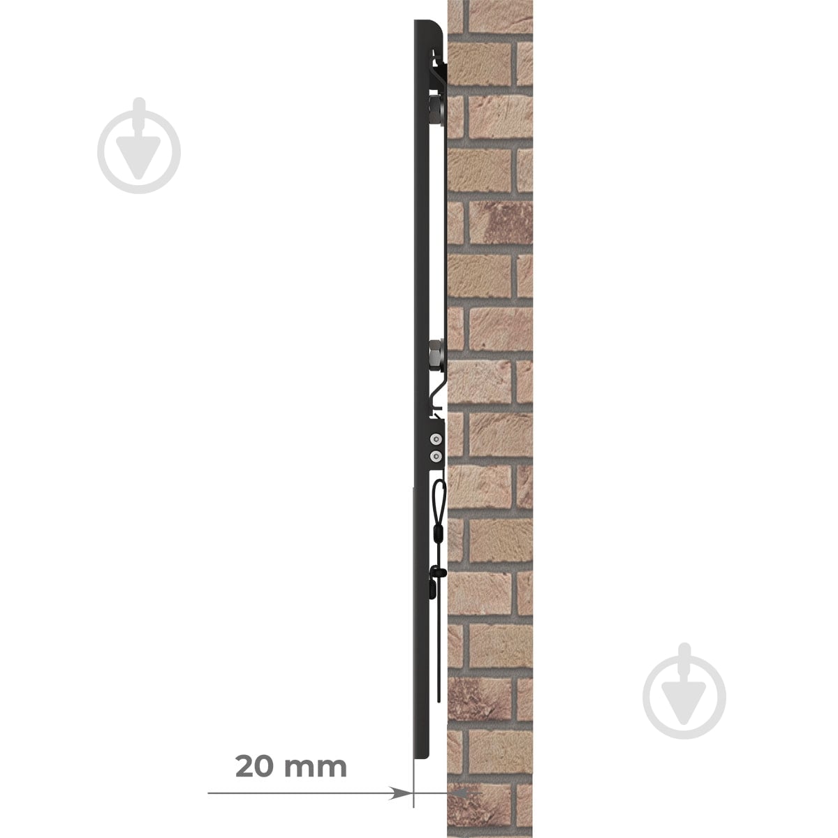Крепление для телевизора Valore TW-46 фиксированные 42"-90" черный - фото 6