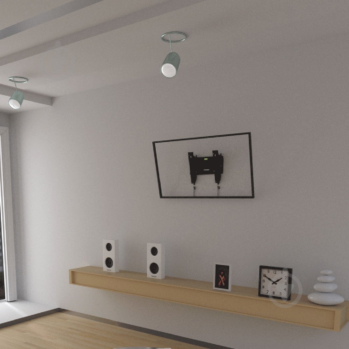 Крепление для телевизора Valore TWA-33 наклонные 26"-65" черный - фото 12