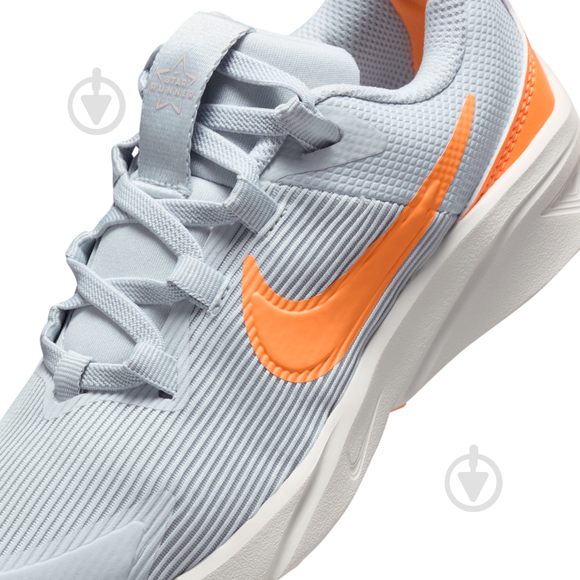 Кросівки для дівчаток Nike STAR RUNNER 4 DX7614-008 р.34 сірі - фото 10 Кросівки для дівчаток Nike STAR RUNNER 4 DX7614-008 р.34 сірі - фото 10