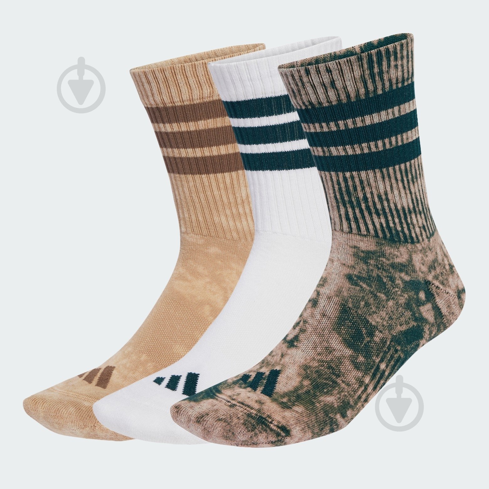 Шкарпетки Adidas 3S C CRW WSH 3P JX5531 р.M різнокольоровий - фото 1 Шкарпетки Adidas 3S C CRW WSH 3P JX5531 р.M різнокольоровий - фото 1