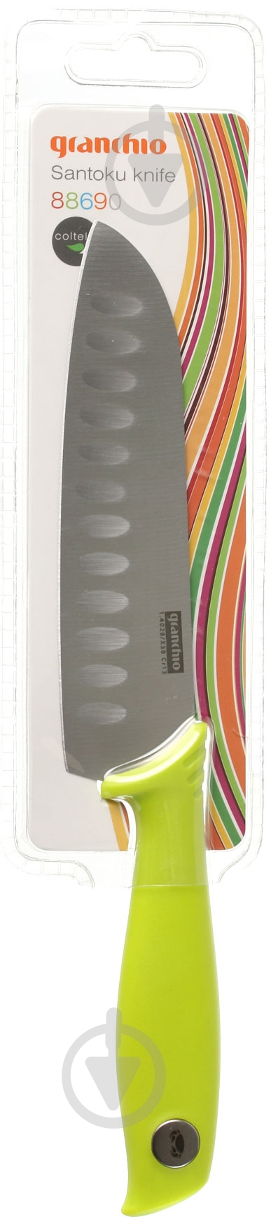 Нож сантоку Granchio Coltello 12,7 см 88690 - фото 2