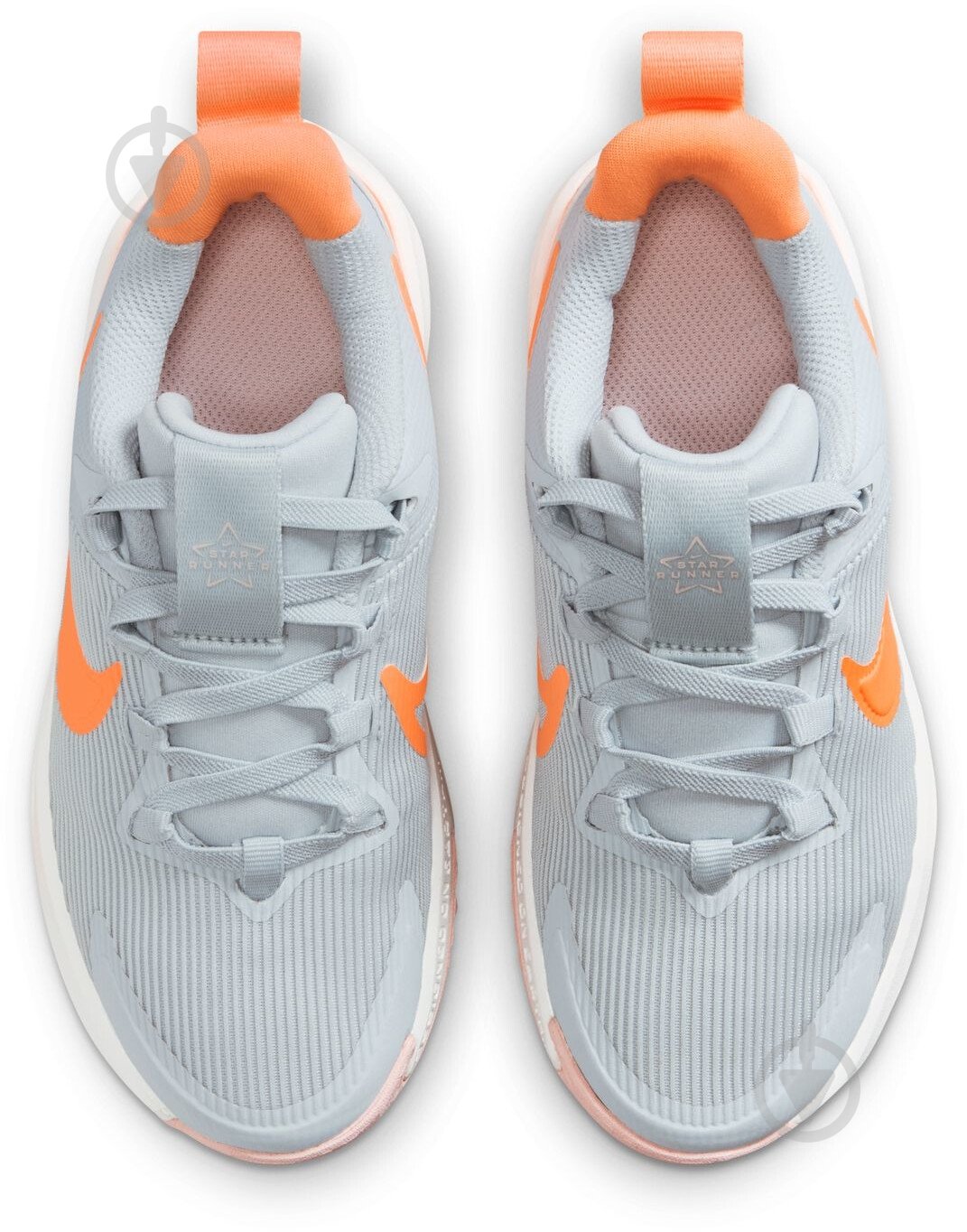 Кросівки для дівчаток Nike STAR RUNNER 4 DX7614-008 р.35 сірі - фото 7 Кросівки для дівчаток Nike STAR RUNNER 4 DX7614-008 р.35 сірі - фото 7