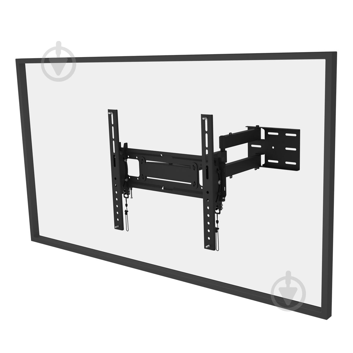 Крепление для телевизора Valore TWRA-244 поворотно-наклонные 36"-70" черный - фото 8