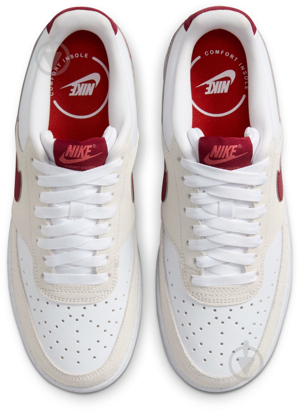 Кроссовки женские демисезонные Nike Court Vision Low FQ7628-100 р.42 белые - фото 7