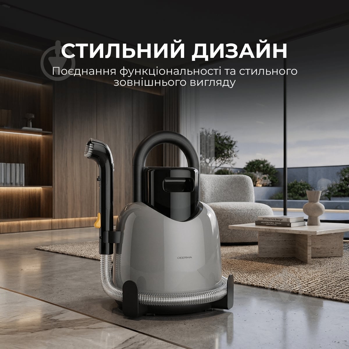 Пылесос моющий Deerma DEM-BY700S grey - фото 9
