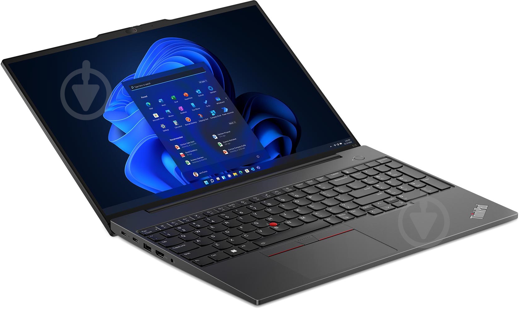 Ноутбук Lenovo ThinkPad E16 Gen 1 16" (21JN004SRA) graphite black - фото 6