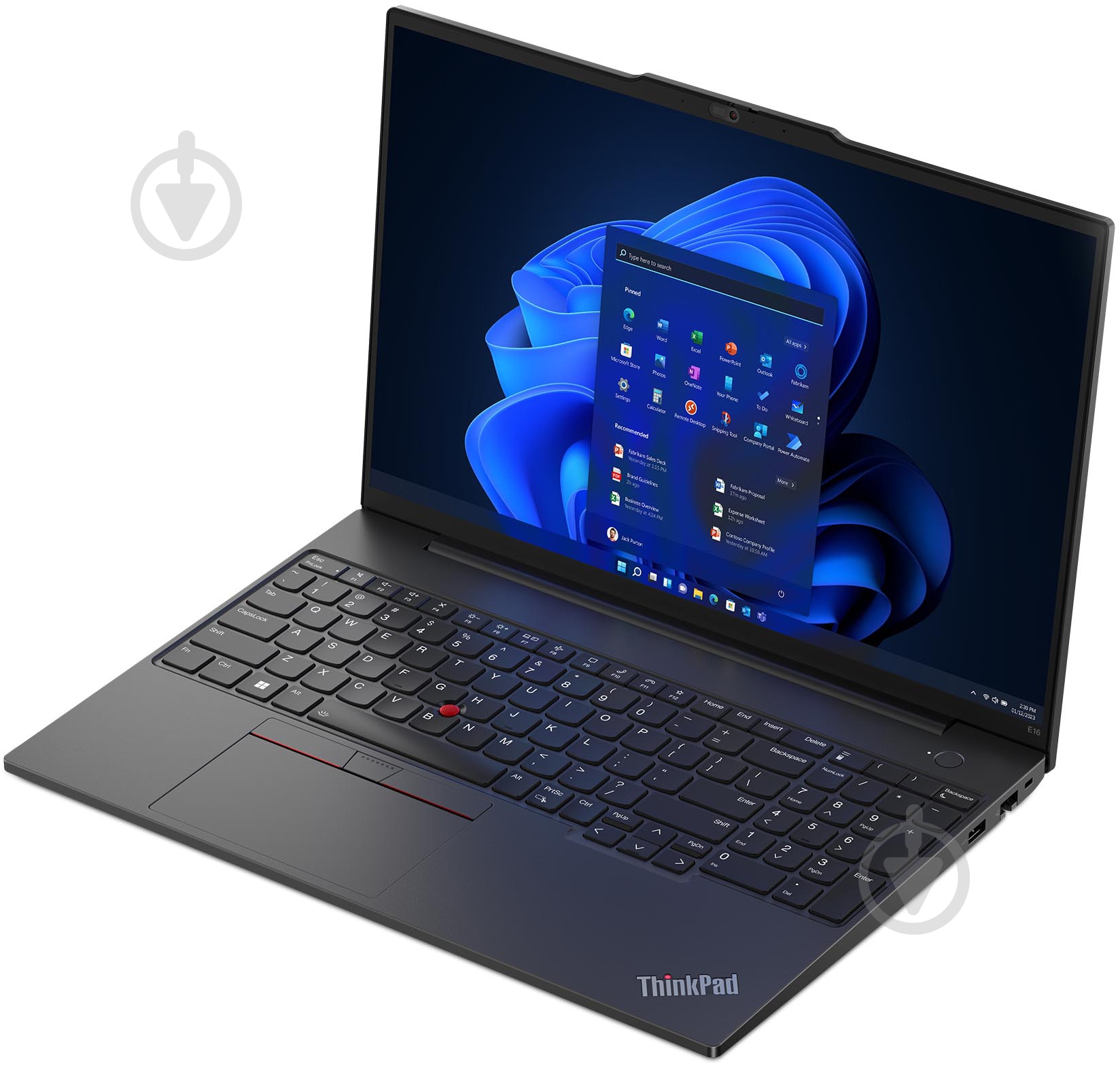 Ноутбук Lenovo ThinkPad E16 Gen 1 16" (21JN004SRA) graphite black - фото 3