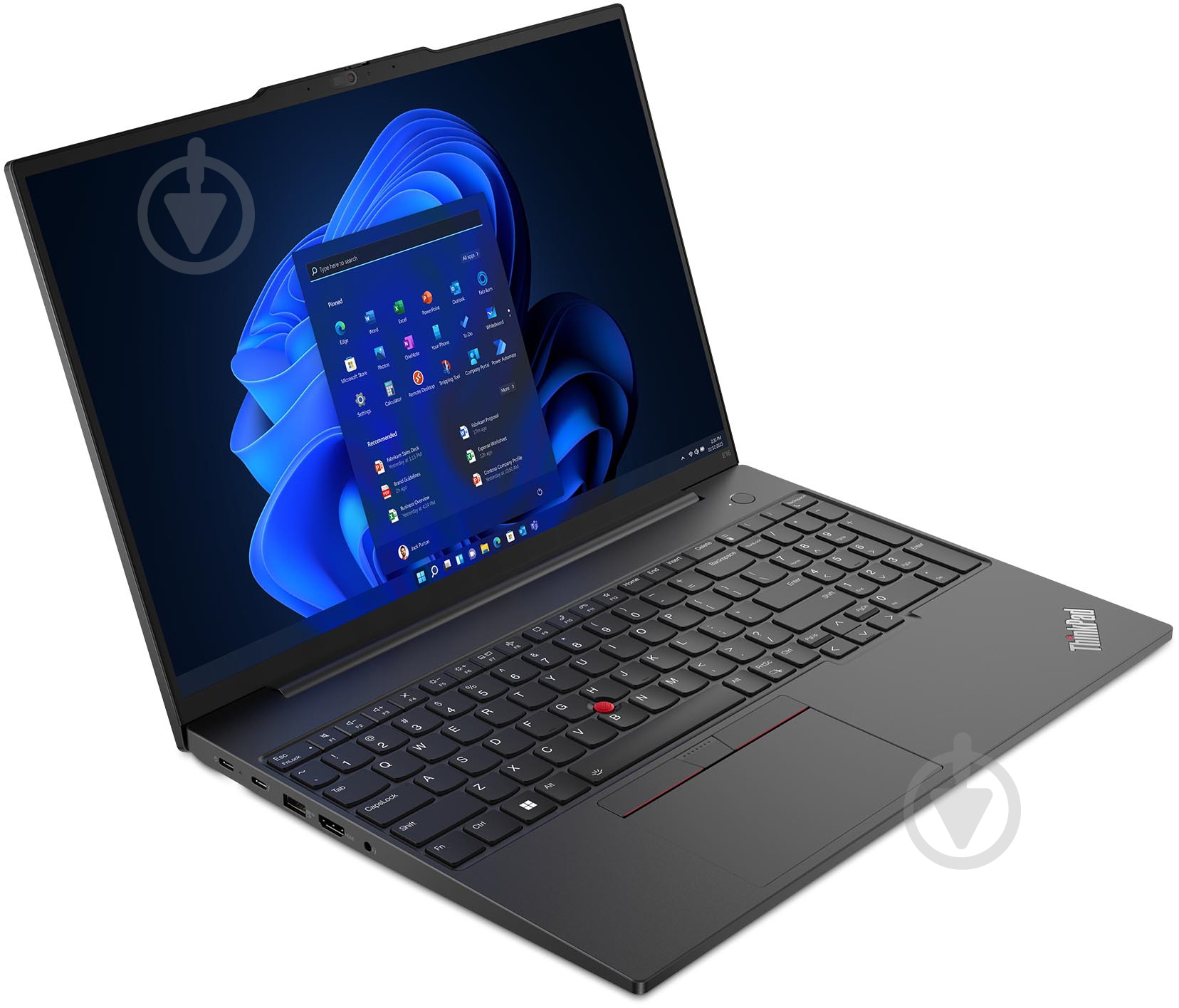 Ноутбук Lenovo ThinkPad E16 Gen 1 16" (21JN004SRA) graphite black - фото 14