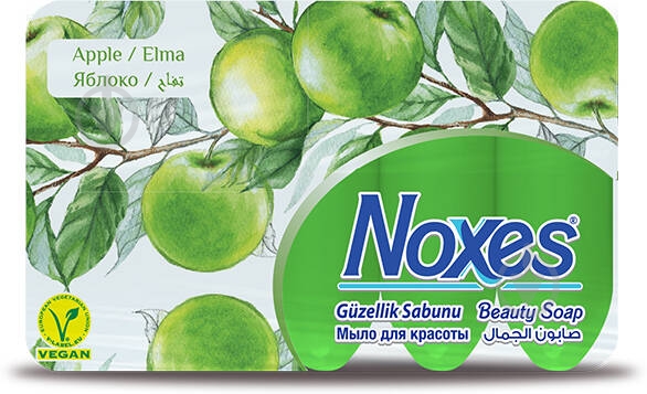Мыло NOXES Apple 60 г 5 шт./уп. - фото 1 Мыло NOXES Apple 60 г 5 шт./уп. - фото 1