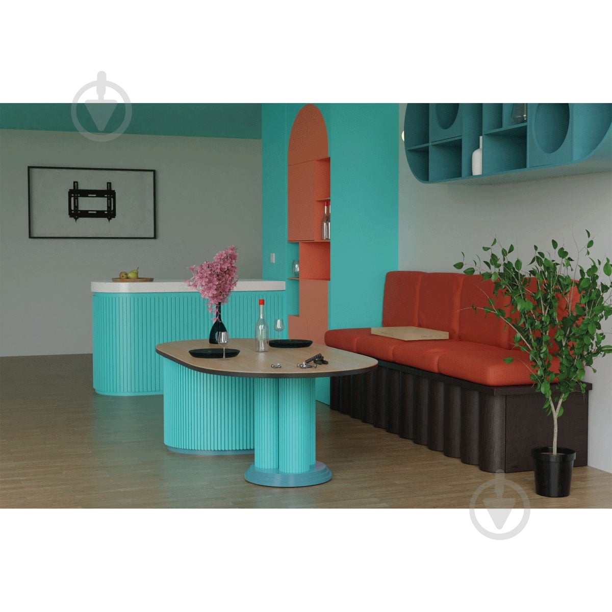 Крепление для телевизора Valore STW-22 фиксированные 10"-50" черный - фото 22