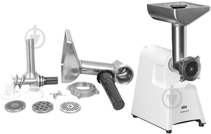 Мясорубка Braun Multiquick 5 G 1500 WHITE - фото 1 Мясорубка Braun Multiquick 5 G 1500 WHITE - фото 1