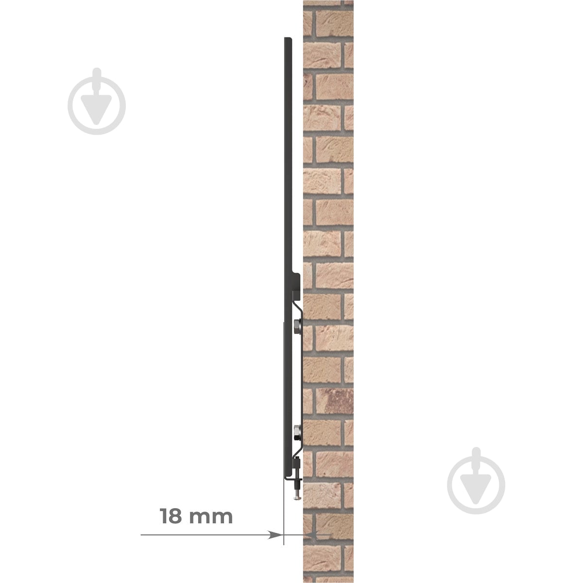 Кріплення для телевізора Valore STW-44 фіксовані 36"-75" чорний - фото 6
