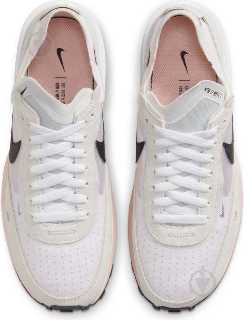Кроссовки женские демисезонные Nike Waffle One DC2533-104 р.38 белые - фото 6