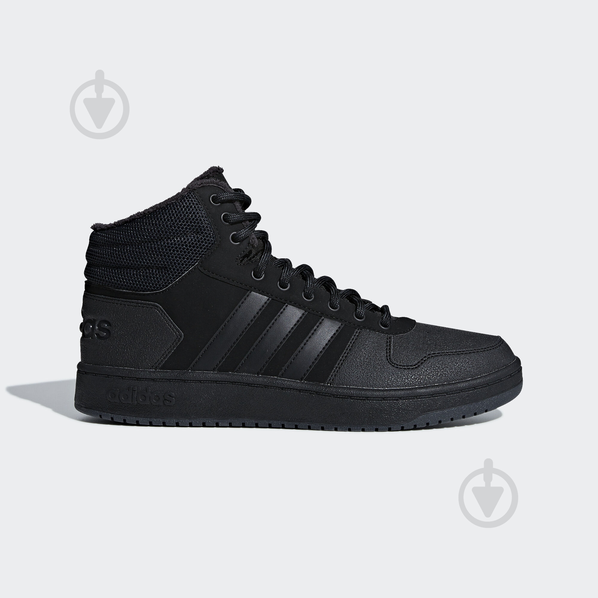 Ботинки Adidas HOOPS 2.0 MID B44621 р.45 1/3 черный - фото 1
