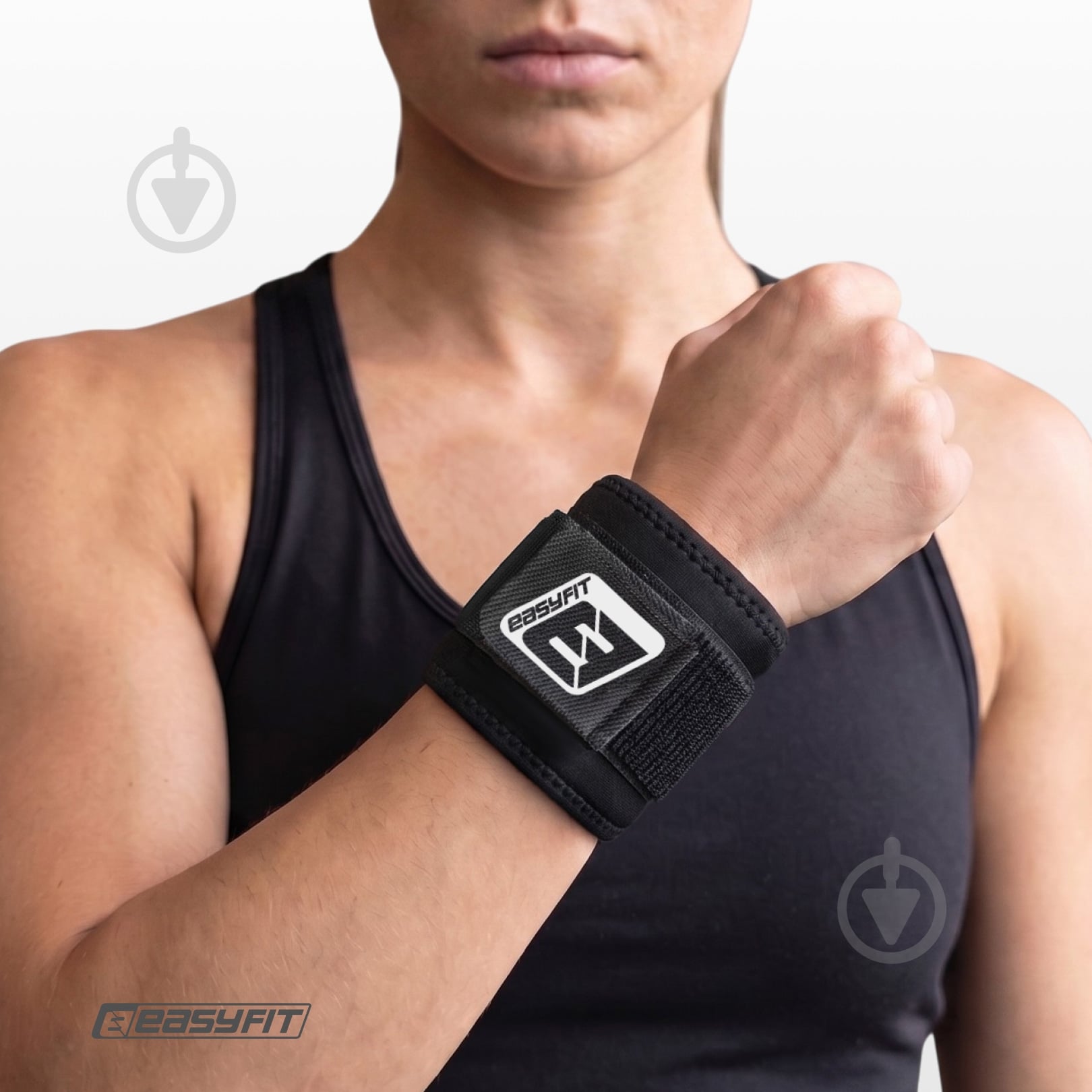 Напульсник на руку EasyFit р. one size чорний - фото 8