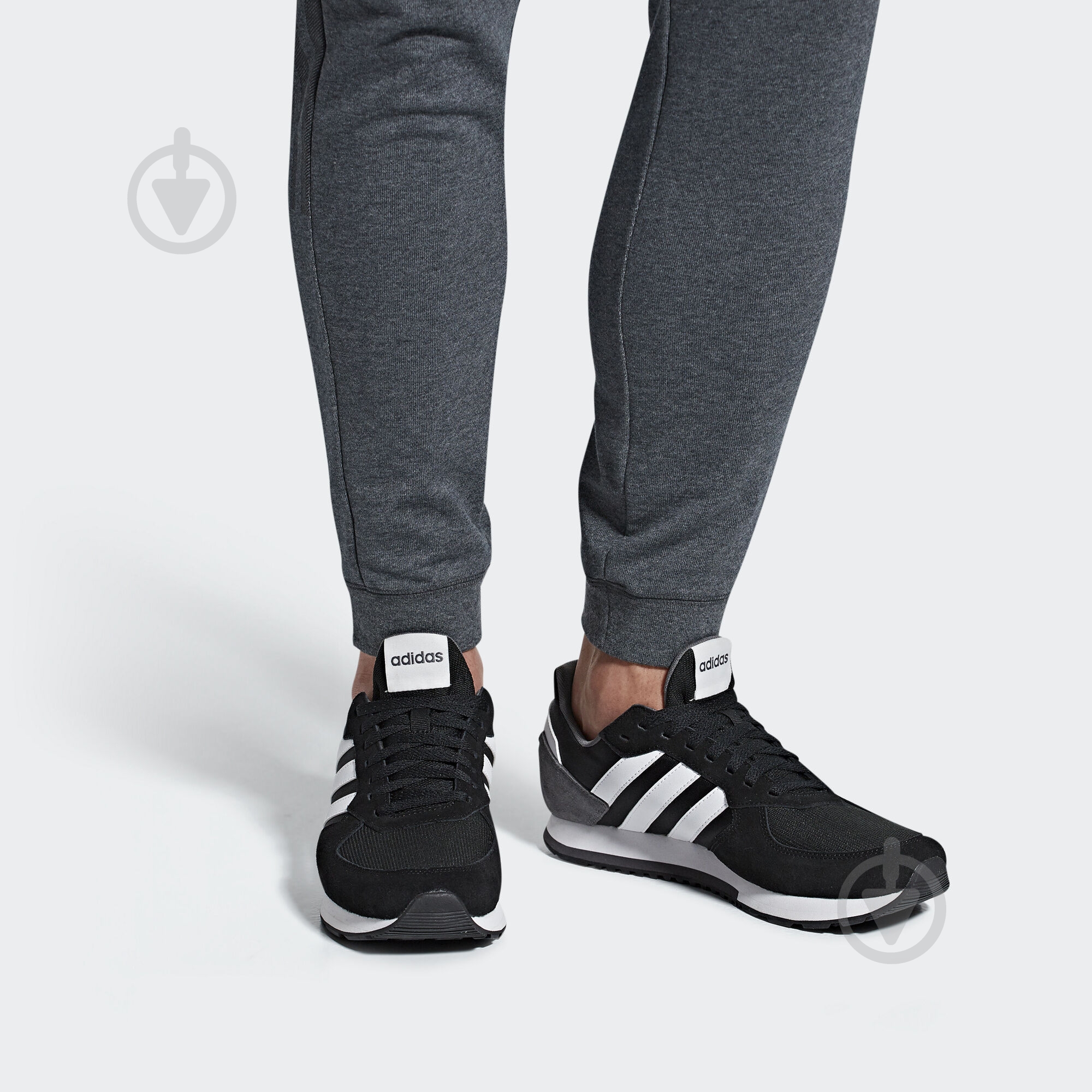 Кроссовки мужские Adidas 8K B44650 р.40 2/3 черные - фото 10