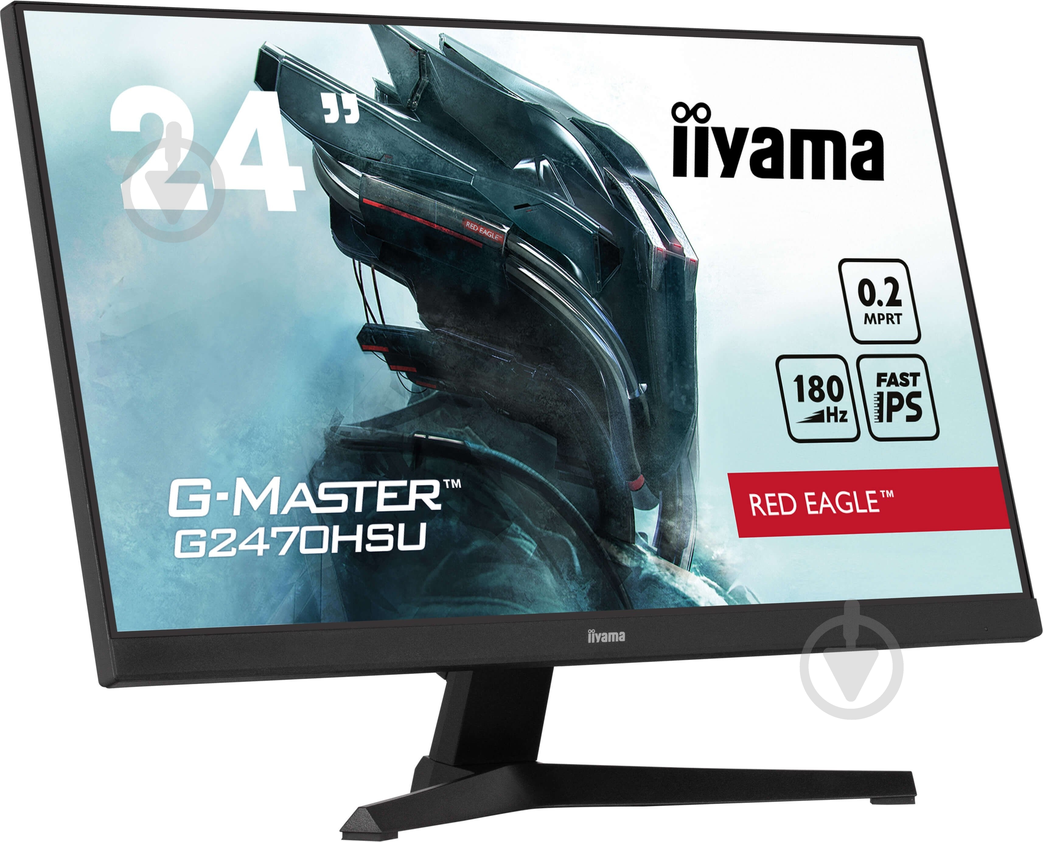Монітор Iiyama G-Master Red Eagle 23,8" (G2470HSU-B6) - фото 3
