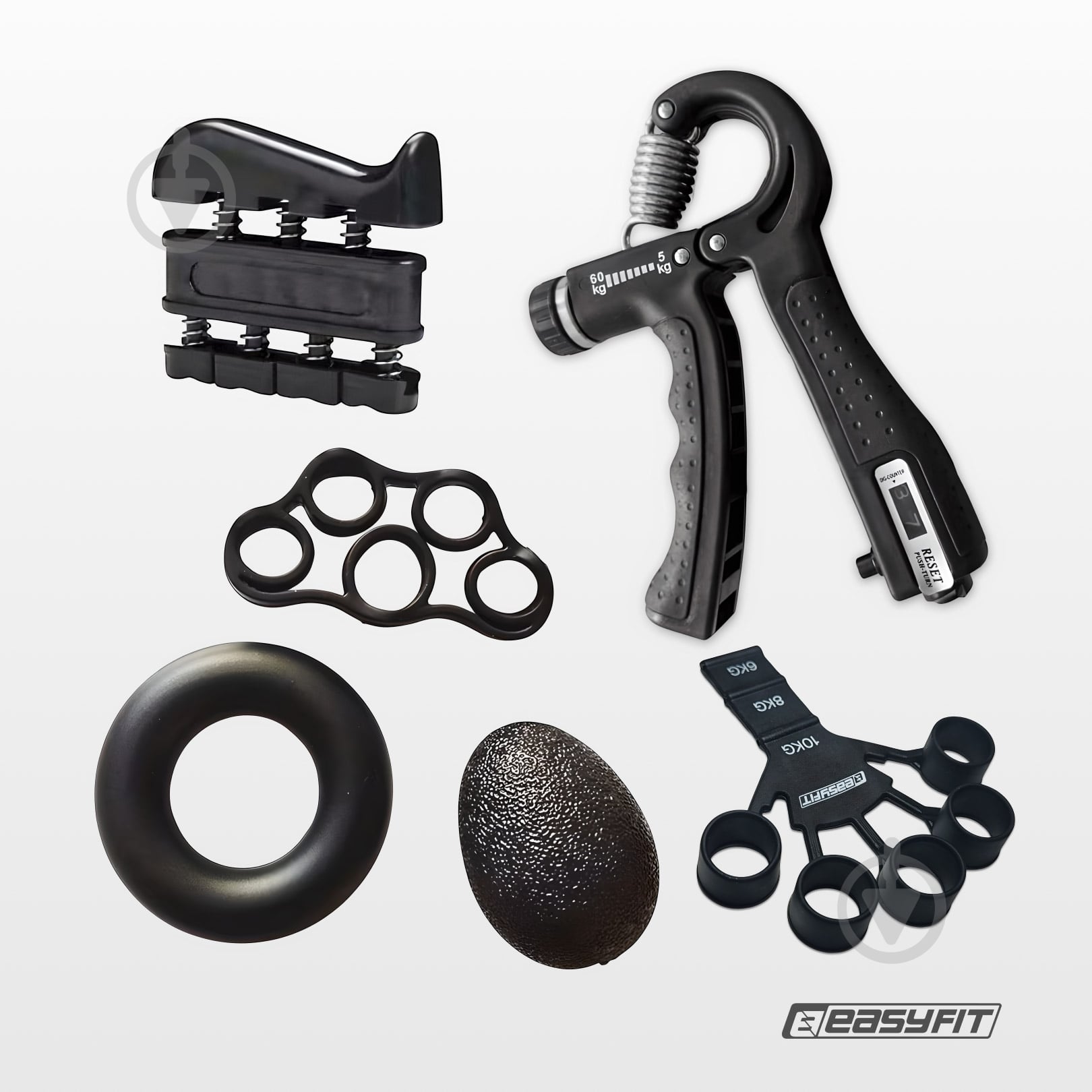 Набор эспандеров Бубновского EasyFit GripKit 6 в 1 - фото 8