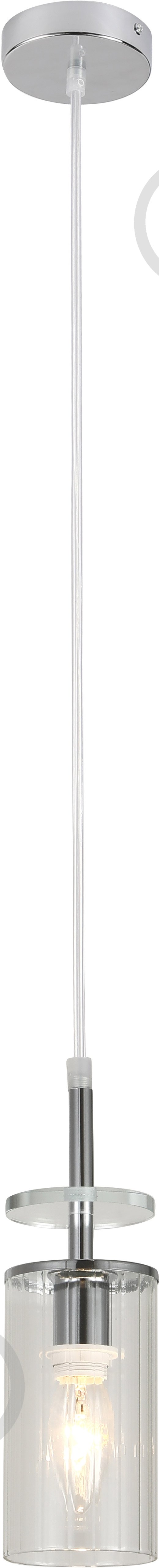 Люстра підвісна Sensio Phoenix 1x40 Вт E14 хром ALG-74590/1P - фото 1