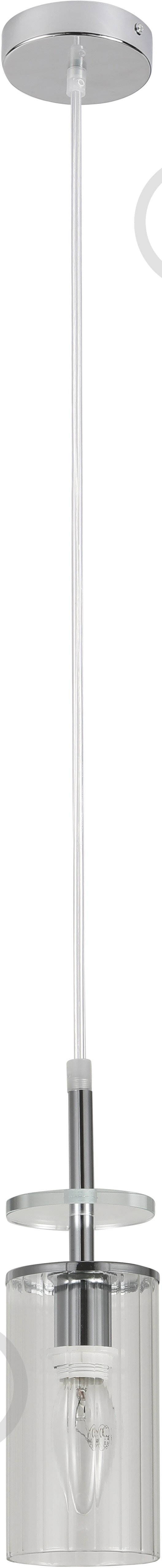 Люстра підвісна Sensio Phoenix 1x40 Вт E14 хром ALG-74590/1P - фото 2