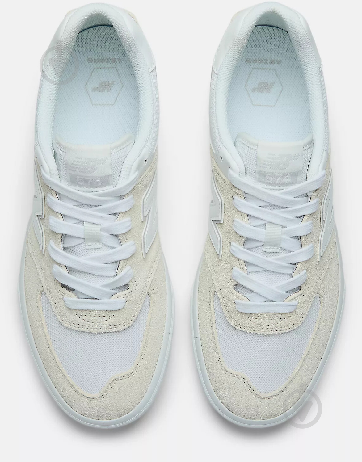 Кросівки чоловічі демісезонні New Balance 574 Numeric NM574VOW р.44,5 білі - фото 5