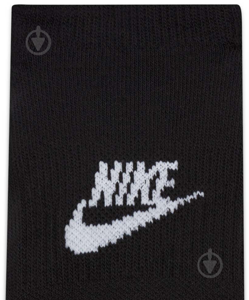 Носки Nike Everyday Plus Cushioned DN3314-010 р.38-42 черный 3 пари шт. - фото 2