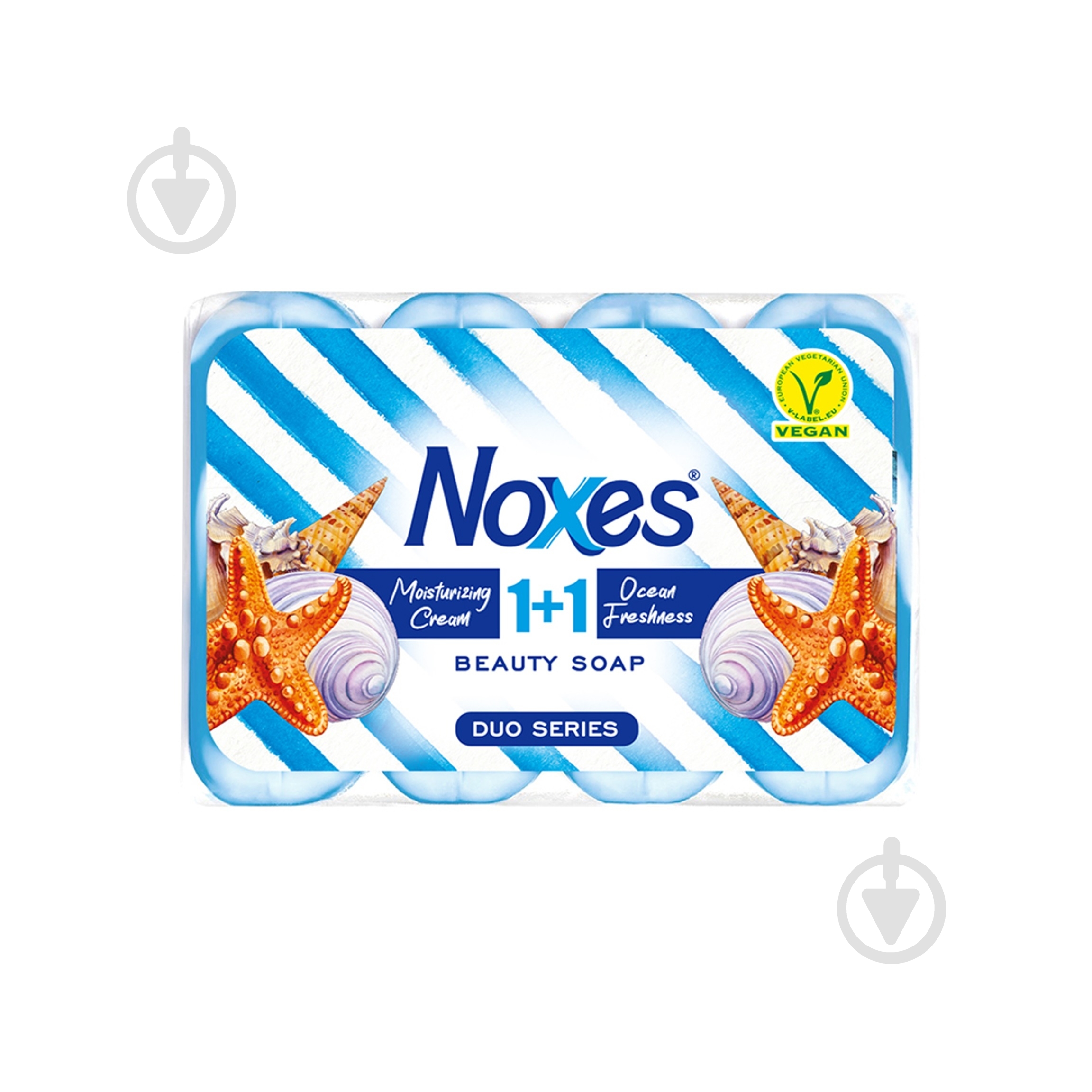 Мыло NOXES Ocean 85 г 4 шт./уп. - фото 1 Мыло NOXES Ocean 85 г 4 шт./уп. - фото 1