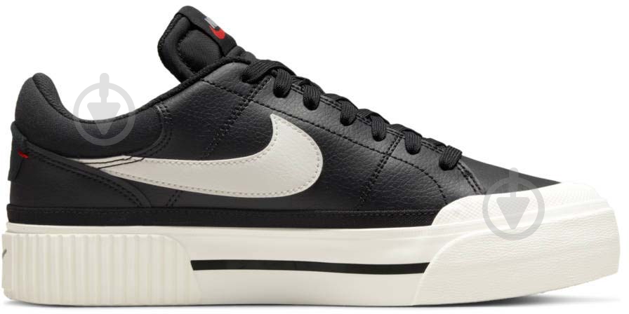 Кроссовки женские демисезонные Nike COURT LEGACY LIFT DM7590-001 р.39 черные - фото 4