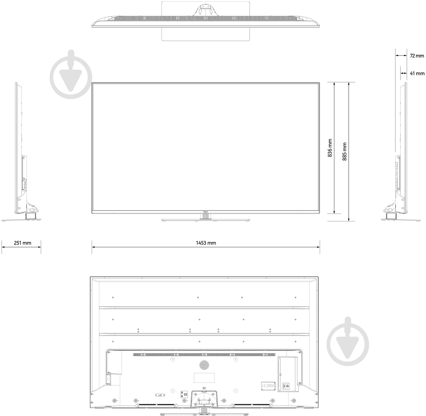 Телевизор Nokia QLED 6500D 65″ Smart TV - фото 7